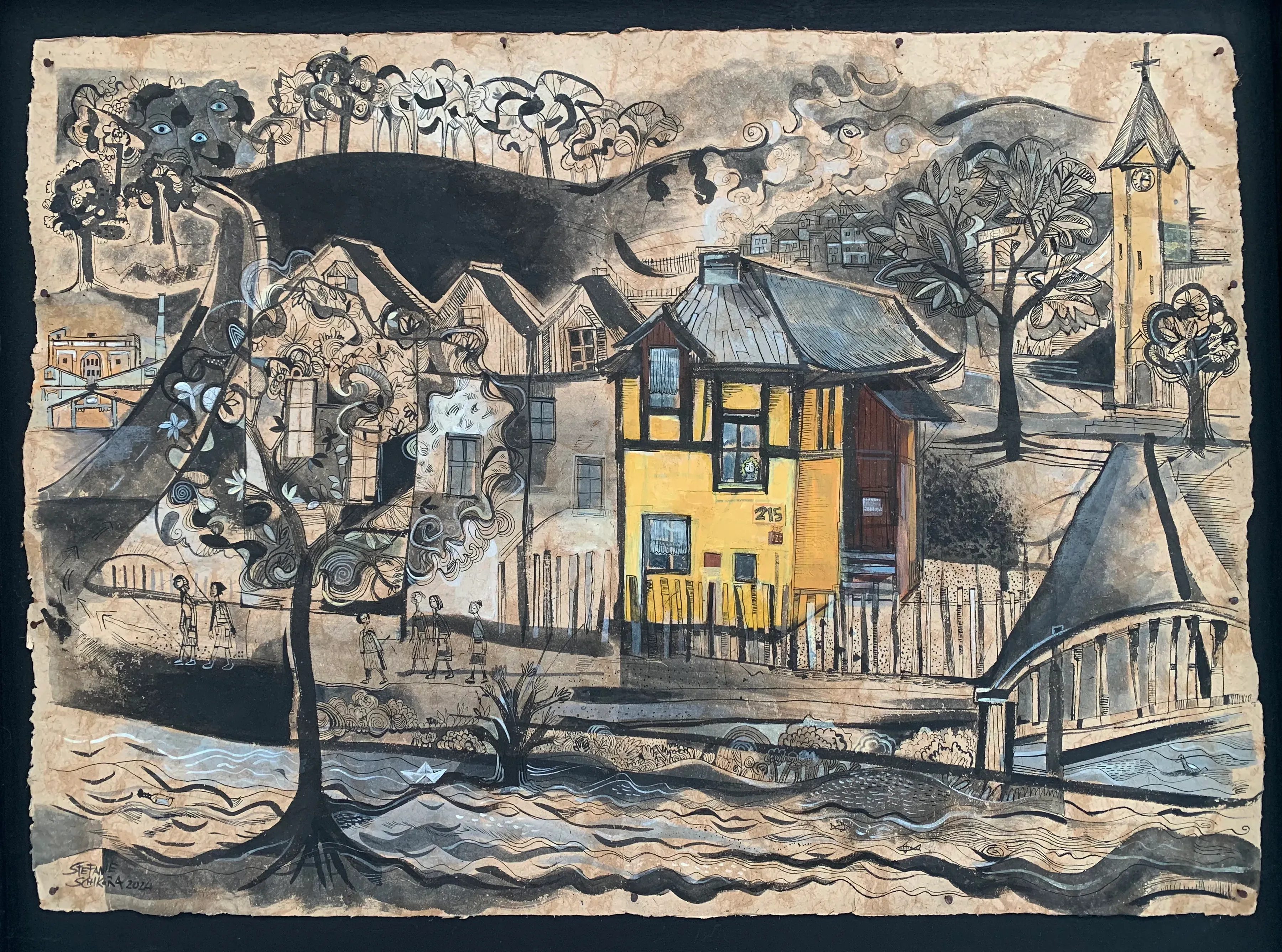 Das gelbe Haus in Zwodau